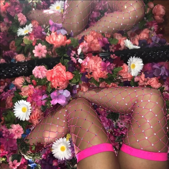 Bossy Girl Rhinestone Thigh Highs - Picture 2 of 9